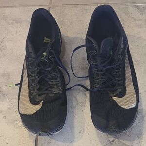 Nike Men's Blue and Cream Athletic Shoes